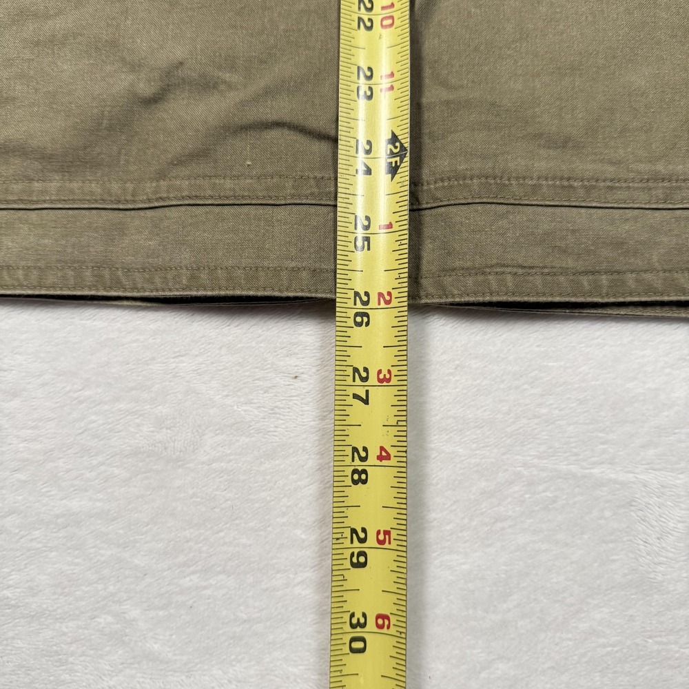 Campmor Vest Mens Large Green Cotton Utility Multi Pocket Outdoor Travel Hiking - Picture 9 of 9